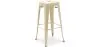 Tabouret de bar – Style industriel – Acier – 76 cm – Stylix image 9