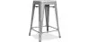 Tabouret de bar - Design industriel - Acier mat - 60cm - Nouvelle édition - Stylix image 9