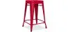 Tabouret de bar - Design industriel - Acier mat - 60cm - Nouvelle édition - Stylix image 9
