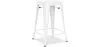 Tabouret de bar - Design industriel - Acier mat - 60cm - Nouvelle édition - Stylix image 9