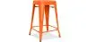 Tabouret de bar - Design industriel - Acier mat - 60cm - Nouvelle édition - Stylix image 9