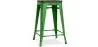 Tabouret de Bar - Design Industriel - Bois et Acier - 60cm -Stylix image 9