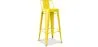 Tabouret de bar avec dossier - Design industriel - 76cm - Nouvelle édition - Stylix image 9