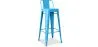 Tabouret de bar avec dossier - Design industriel - 76cm - Nouvelle édition - Stylix image 9