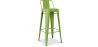 Tabouret de bar avec dossier - Design industriel - 76cm - Nouvelle édition - Stylix image 9