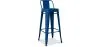 Tabouret de bar avec dossier - Design industriel - 76cm - Nouvelle édition - Stylix image 9