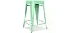 Tabouret de bar - Design industriel - Acier mat - 60cm - Nouvelle édition - Stylix image 9