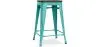 Tabouret de Bar - Design Industriel - Bois et Acier - 60cm -Stylix image 9
