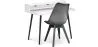 Ensemble de Bureau en Bois - Design Scandinave - Thora + Chaise de Salle à Manger - Design Scandinave - Denisse image 9