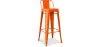 Tabouret de bar avec dossier - Design industriel - 76cm - Nouvelle édition - Stylix image 9