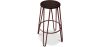 Tabouret Rond - Design Industriel - Bois et Métal - 74cm - Épingle à cheveux image 9