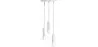 Lampe de plafond design - Lampe suspendue - 3 bras - Troy image 9