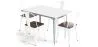 Pack Table à manger et 4 chaises à manger Design industriel - Nouvelle édition- Bistrot Stylix image 9