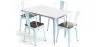 Pack Table à manger et 4 chaises à manger Design industriel - Nouvelle édition- Bistrot Stylix image 9