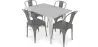Pack Table à manger et 4 Chaises à manger Design industriel - Nouvelle édition- Bistrot Stylix image 9