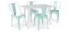 Pack Table à manger et 4 Chaises à manger Design industriel - Nouvelle édition- Bistrot Stylix image 9