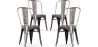 Lot de 4 chaises de salle à manger - Design industriel - Nouvelle édition - Stylix image 9