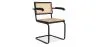 Chaise de salle à manger avec accoudoirs - Vintage - Bois et rotin - Bastral image 9