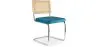 Chaise de salle à manger - tapissée de velours - Bois et rotin - Martha image 9