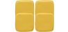 Lot de 4 coussins magnétiques pour tabouret - simili-cuir - Stylix image 9