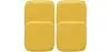 Pack de 4 coussins magnétiques pour chaise à siège carré – similicuir – Stylix image 9
