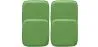 Pack de 4 coussins magnétiques pour chaise à siège carré – similicuir – Stylix image 9