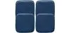 Pack de 4 coussins magnétiques pour chaise à siège carré – similicuir – Stylix image 9