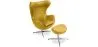 Fauteuil Design Oeuf avec Repose-Pieds - Revêtement en Similicuir - Brave image 9