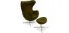 Fauteuil Design Oeuf avec Repose-Pieds - Revêtement en Similicuir - Brave image 9