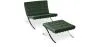 Fauteuil Design avec Repose-Pieds - Revêtement en Similicuir - Town image 9