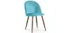 Chaise de salle à manger - Tapissée de velours - Design scandinave - Evelyne image 9