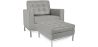 Fauteuil Design avec Repose-Pieds - Revêtement en Similicuir - Konel image 9