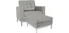 Fauteuil Design avec Repose-Pieds - Revêtement en Similicuir - Konel image 9