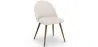 Chaise de salle à manger - Tapissée en tissu bouclé - Scandinave - Evelyne image 9