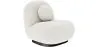 Fauteuil tapissé en tissu bouclé - Larry image 9