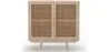 Buffet en Bois Naturel - Design Boho Bali - 2 Portes - Treys image 9