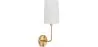 Applique Murale - Lampe Doré avec Abat-Jour en Tissu - Miu image 9