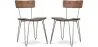 Lot de 2 chaises de salle à manger en bois - Design industriel - Hairpin image 9