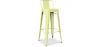 Tabouret de bar avec dossier - Design industriel - 76cm - Nouvelle édition - Stylix image 9