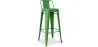 Tabouret de bar avec dossier - Design industriel - 76cm - Nouvelle édition - Stylix image 9