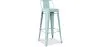 Tabouret de bar avec dossier - Design industriel - 76cm - Nouvelle édition - Stylix image 9