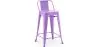 Tabouret de bar avec dossier - Design industriel - 60cm - Nouvelle édition - Stylix image 9