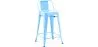 Tabouret de bar avec dossier - Design industriel - 60cm - Nouvelle édition - Stylix image 9