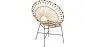  Chaise d'extérieur ronde en rotin synthétique - Design Boho Bali - Elsa image 9