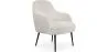 Fauteuil Rembourré - Bouclé Blanc - Hyra image 9