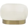 Pouf en bouclette fausse fourrure Tapissée - Boucles Blanches - Luxe image 9