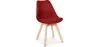 Chaise de salle à manger tapissée de tissu - Style scandinave - Denisse image 9