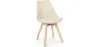 Chaise de salle à manger tapissée de tissu - Style scandinave - Denisse image 9