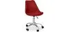 Chaise de bureau rembourrée - avec roulettes - Tulip image 9