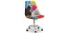  Chaise de Bureau Pivotante - Tissu Patchwork - Simona image 9